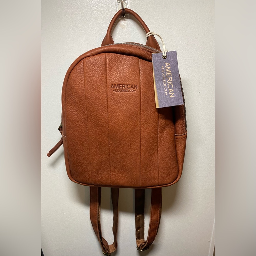 American Leather Co mini backpack